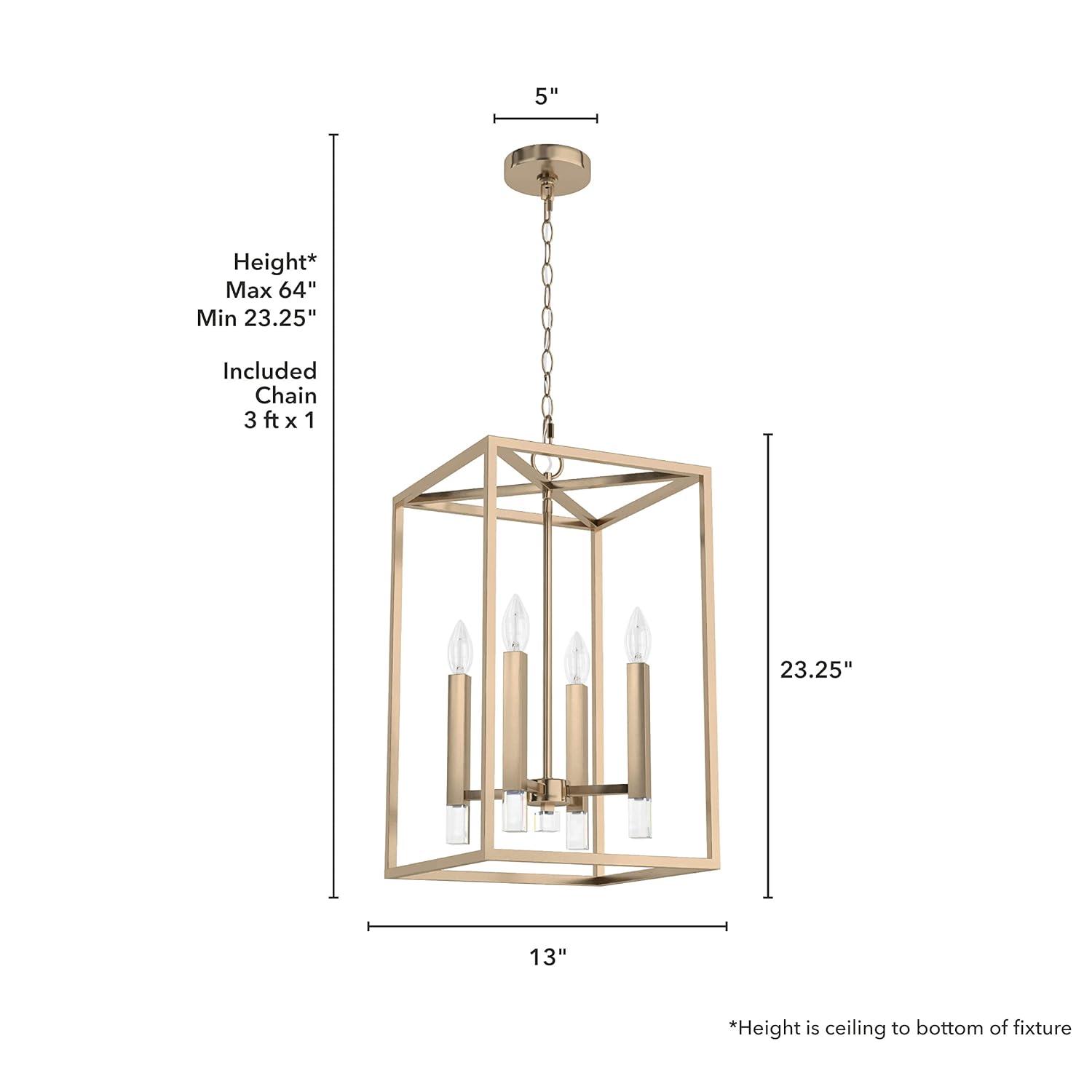 Hunter Sunjai 4 Light Pendant 13 Inch Ceiling Light Fixture