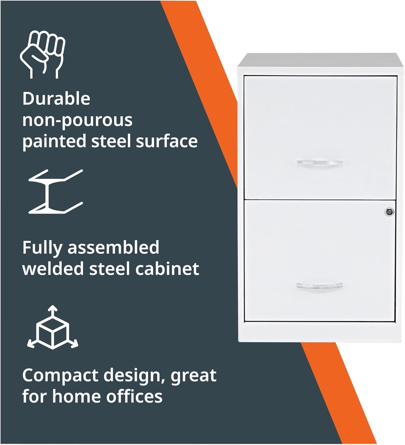 Lorell Soho 2-Drawer File Cabinet