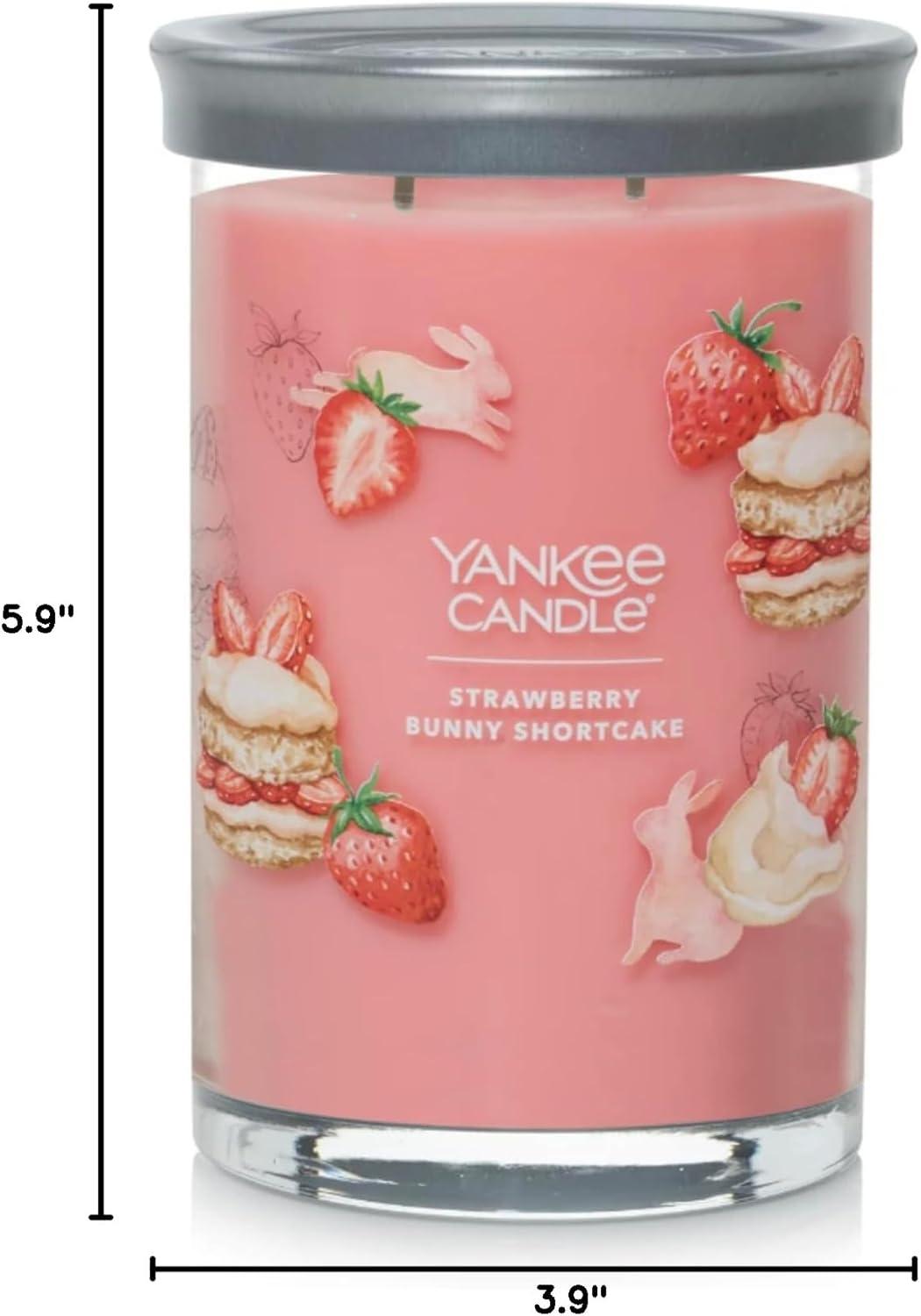Yankee Candle Strawberry Bunny Shortcake - Large 2 Wick Tumbler Candle