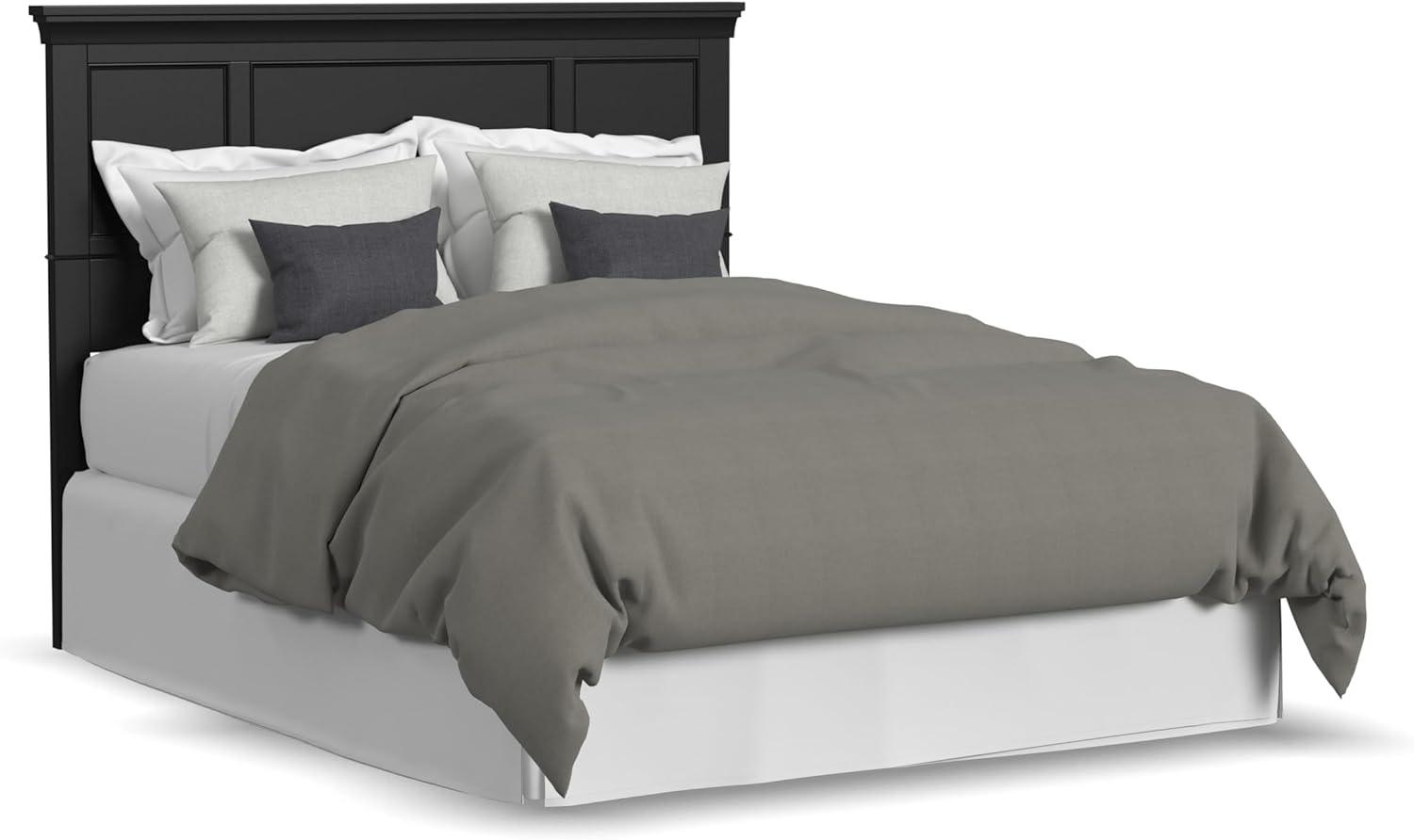 Homestyles Bedford Wood Queen Headboard in Black