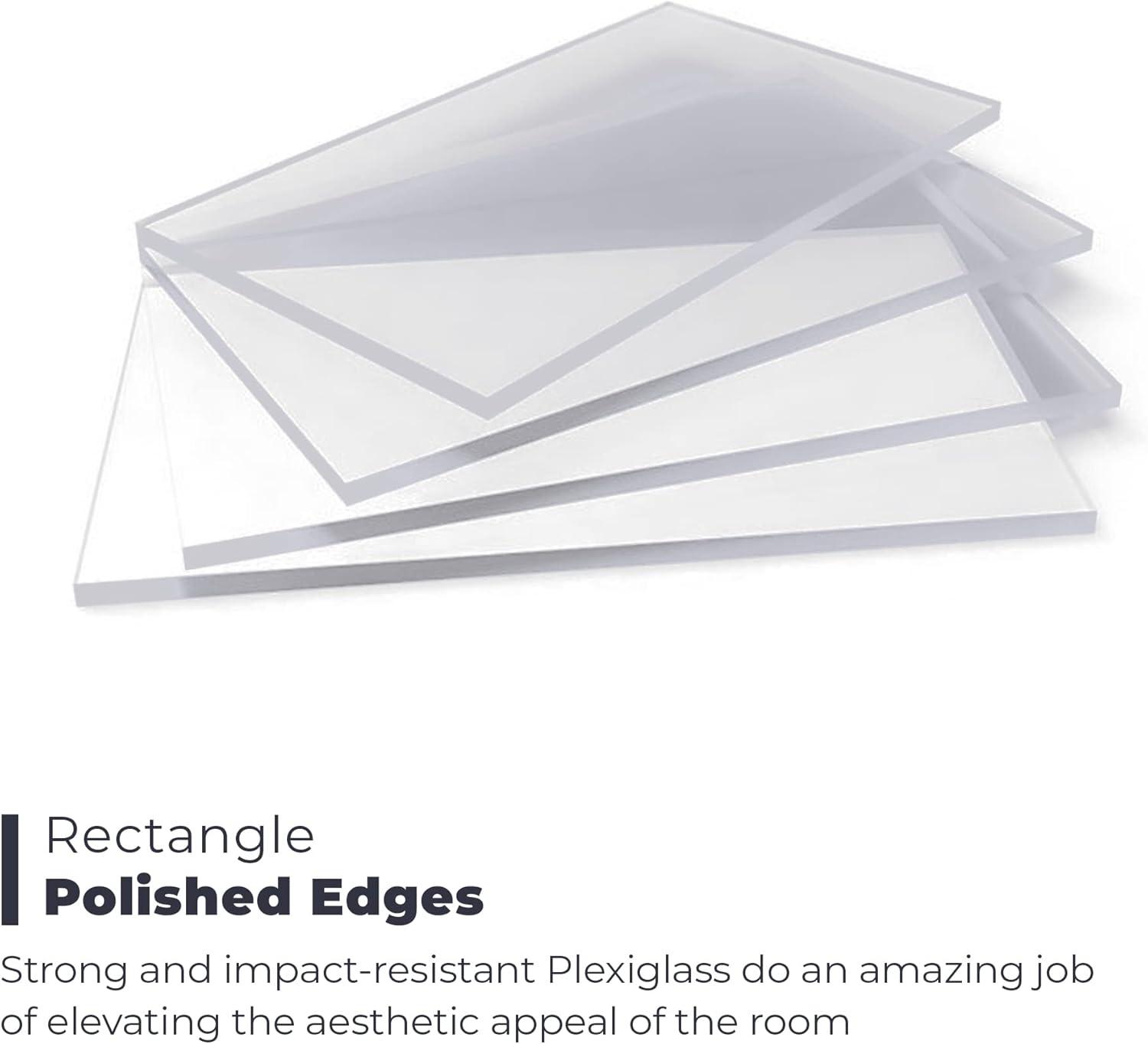 Fab Glass and Mirror Acrylic Sheet (Set of 2)