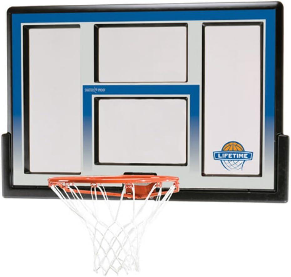 Lifetime New Basketball Backboard and Rim Combo (48-inch Polycarbonate) - 73621