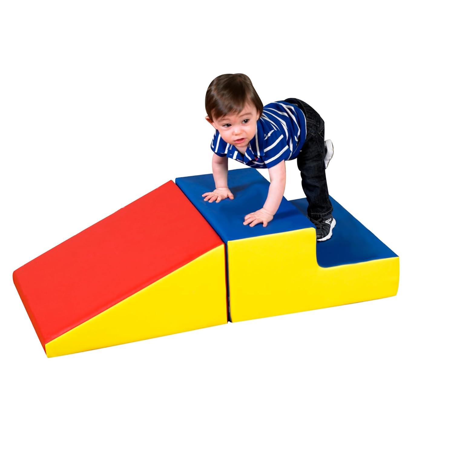 Primary Color Foam Climbing Play Set for Toddlers