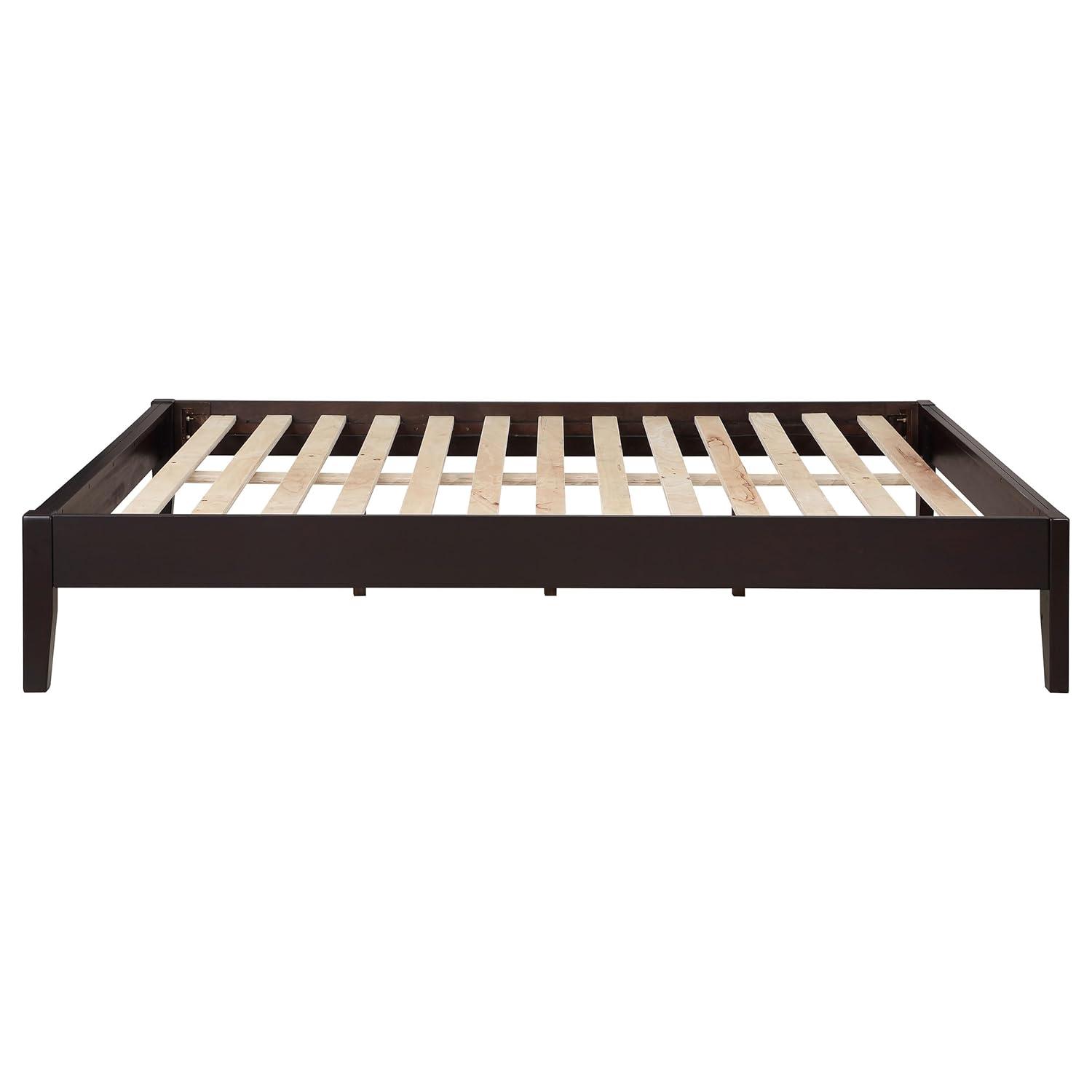Platform Bed, Eastern King Bed, Cappuccino