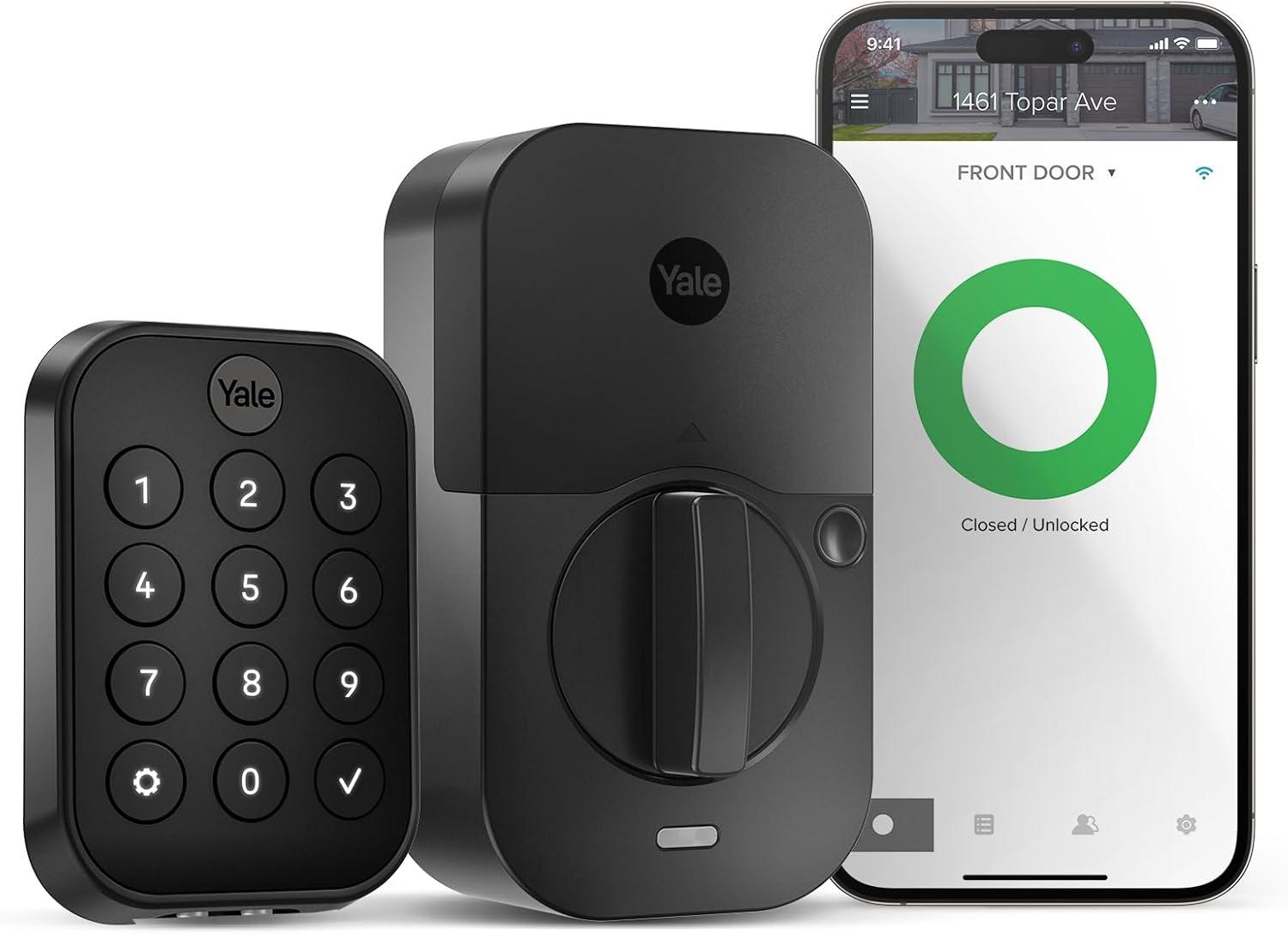 Yale Home Yale Assure Lock 2 Deadbolt, Keyed Smart Lock with Bluetooth Connected Touchscreen Keypad