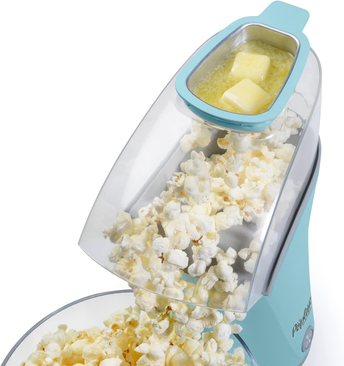 Presto Poplite Plus Hot Air Popper Blue Hot Air Electric Popcorn Popper