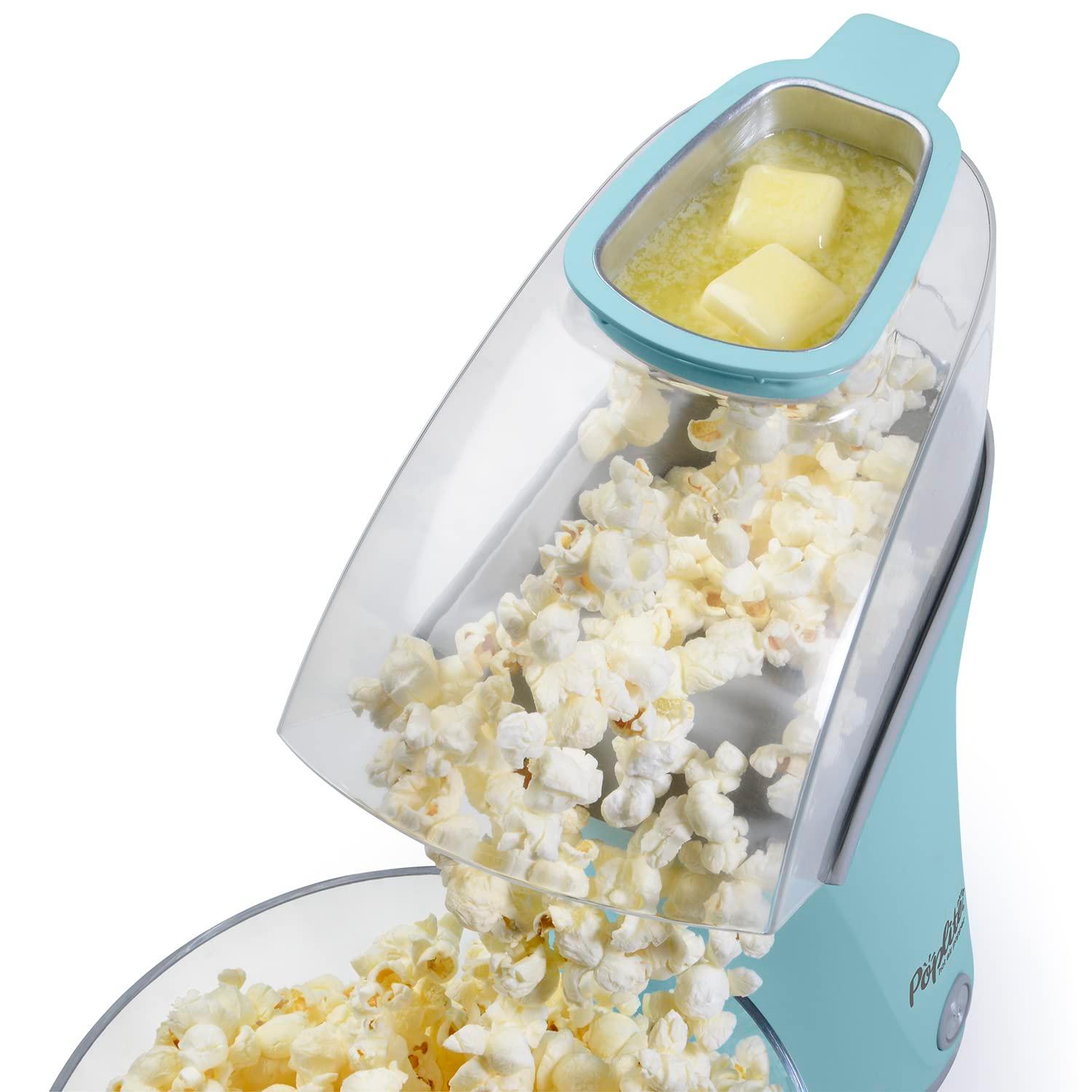 Presto Poplite Plus Hot Air Popper Blue Hot Air Electric Popcorn Popper