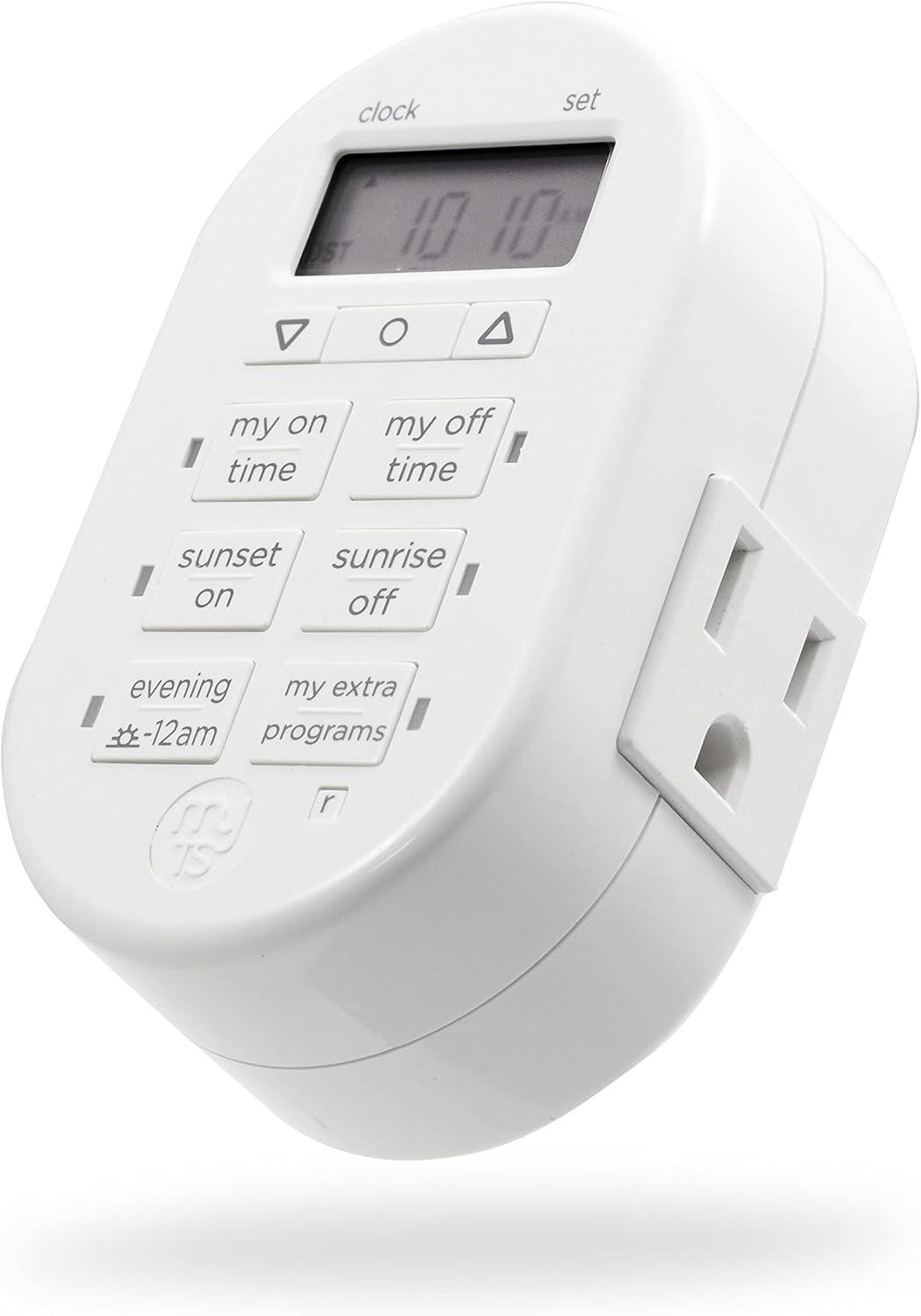 myTouchSmart 7-Day Indoor Plug-In Digital Timer, 1-Outlet, 33860