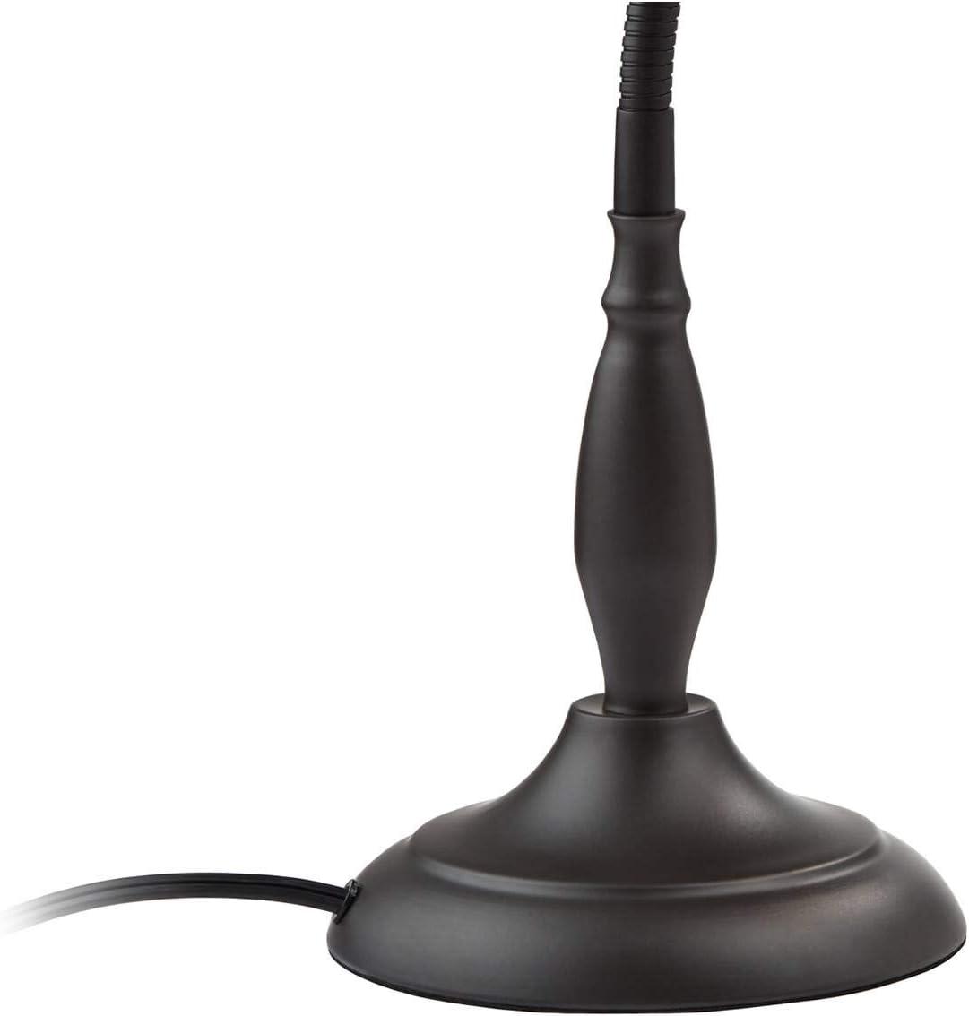 Adjustable Arc Kids Desk Lamp in Dark Bronze with Gooseneck