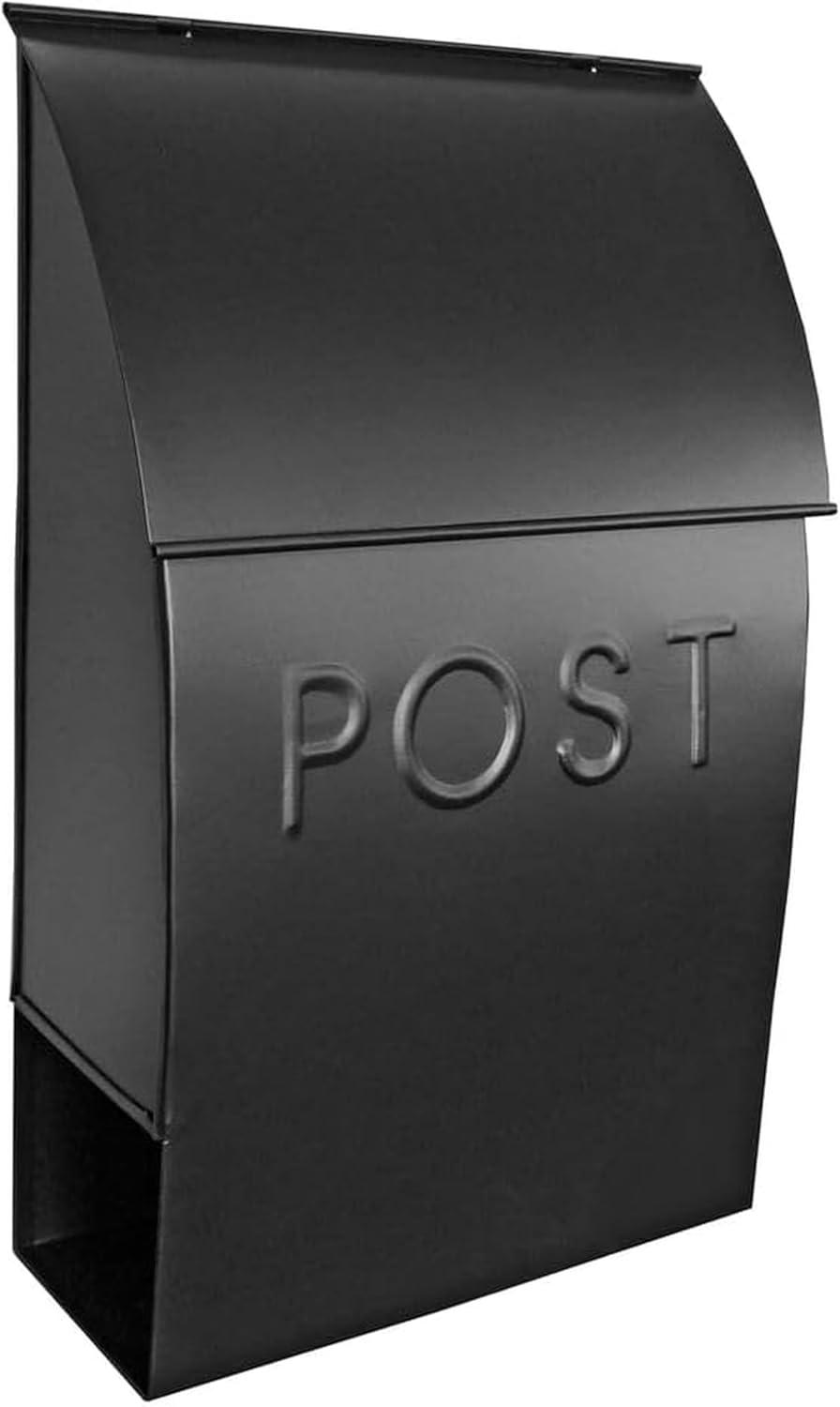 NACH Milano Pointed Post Wall Mounted Mailbox