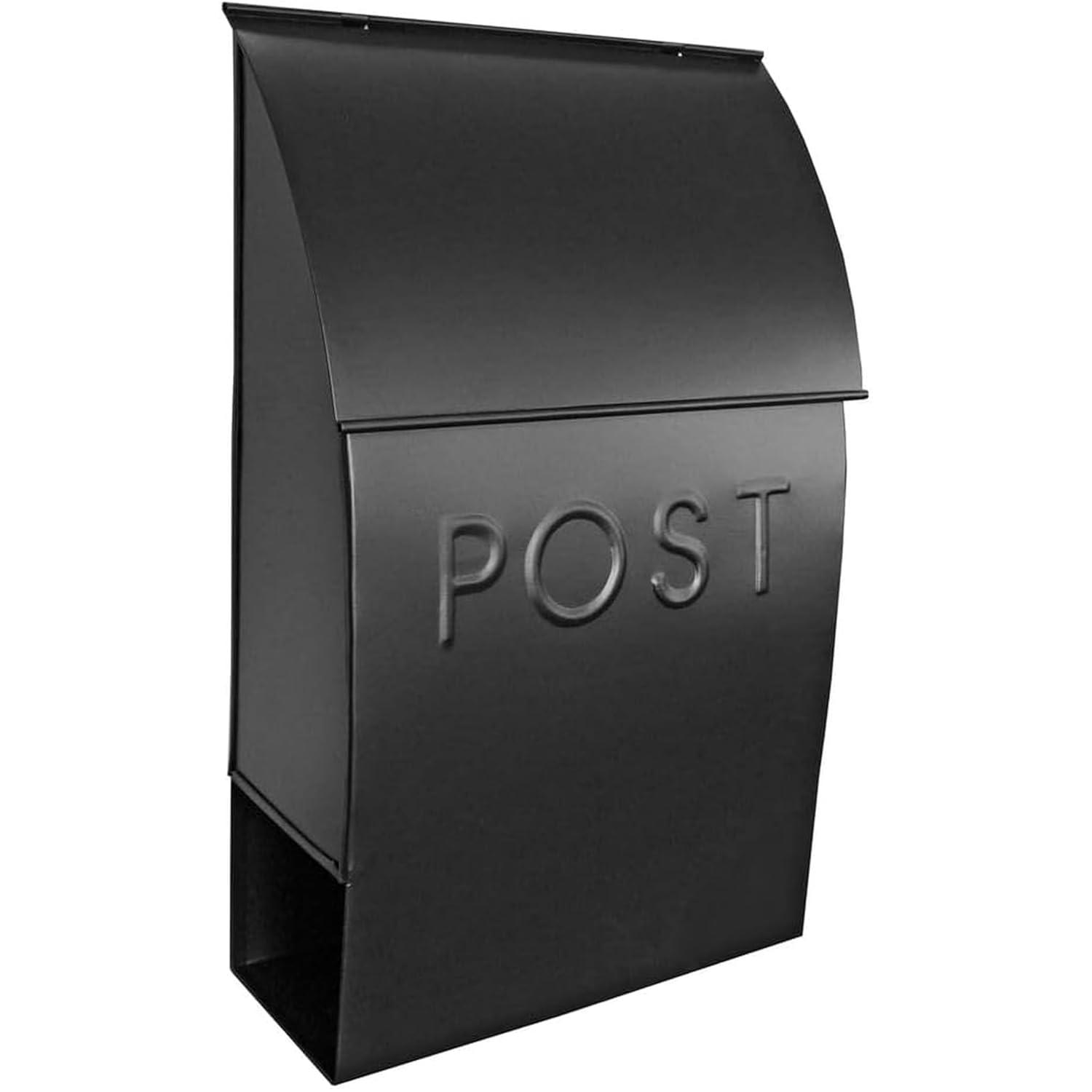 NACH Milano Pointed Post Wall Mounted Mailbox