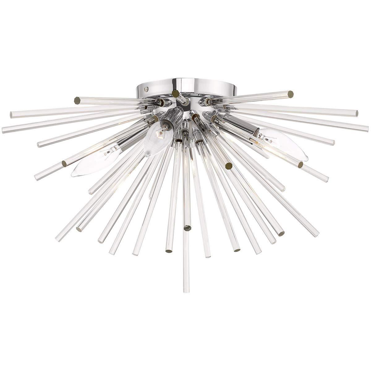 Livex Lighting Utopia 4 - Light Flush Mount in  Polished Chrome