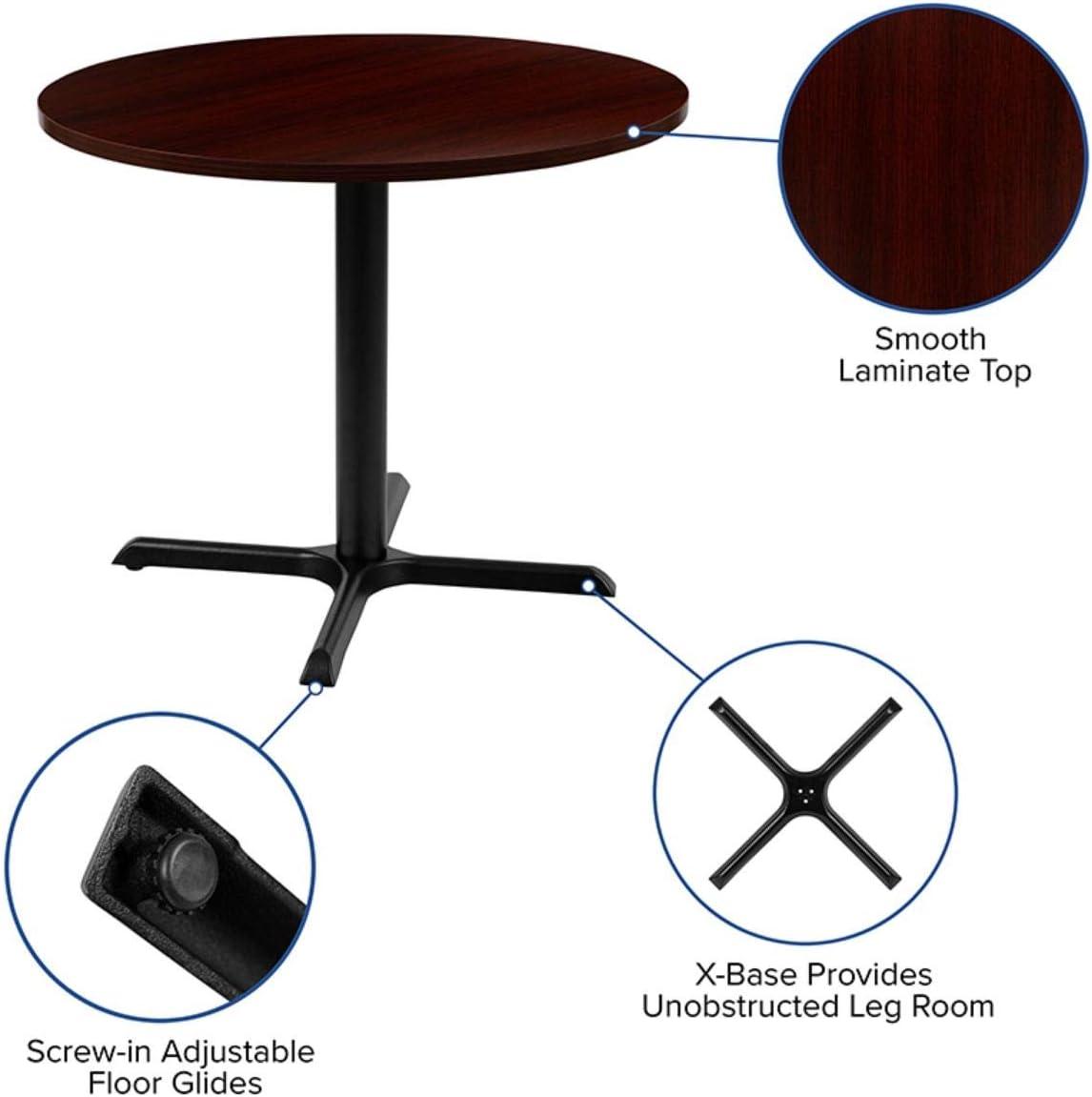 Flash Furniture 36" Round Multi-Purpose Conference Table - Meeting Table for Office