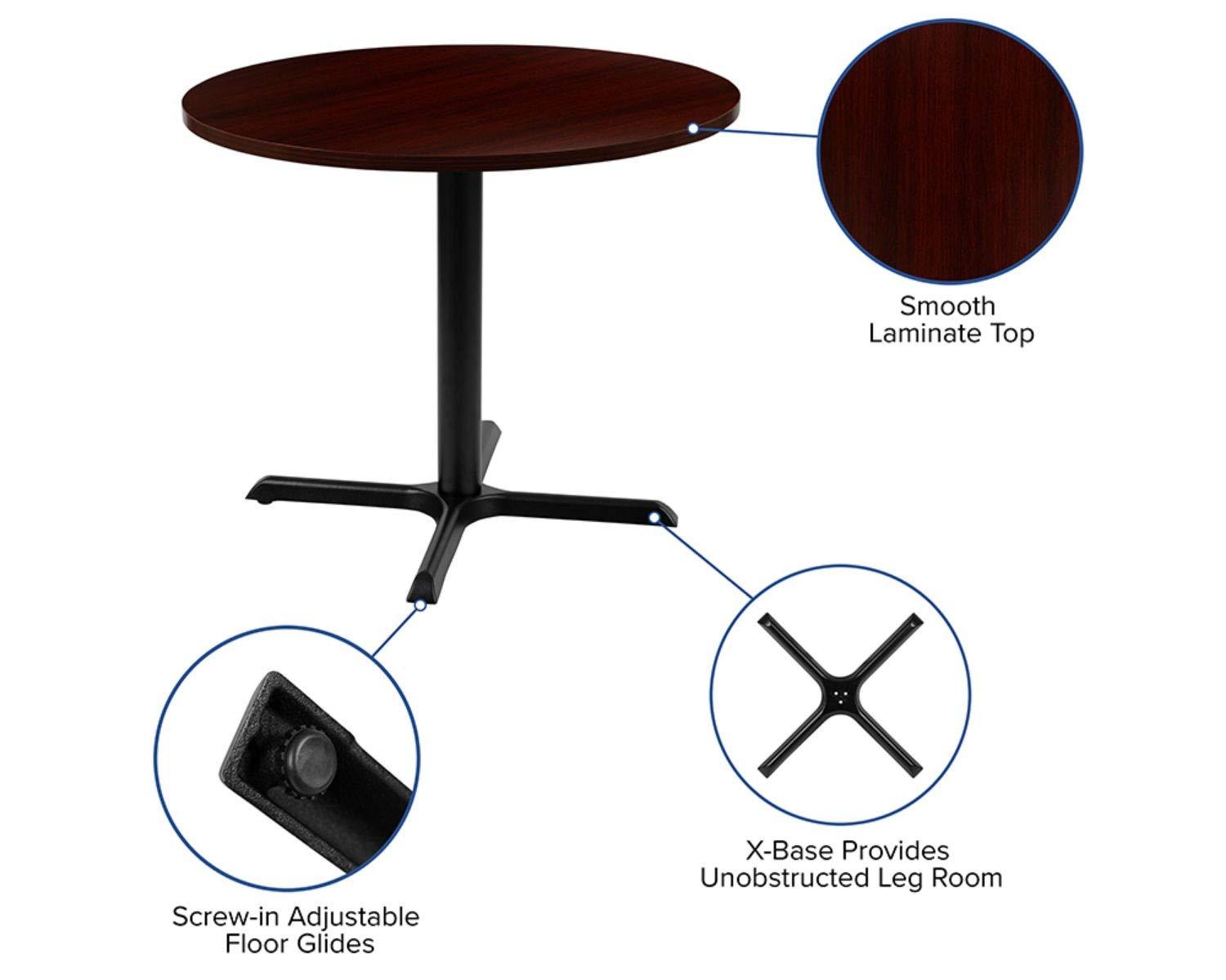Flash Furniture 36" Round Multi-Purpose Conference Table - Meeting Table for Office
