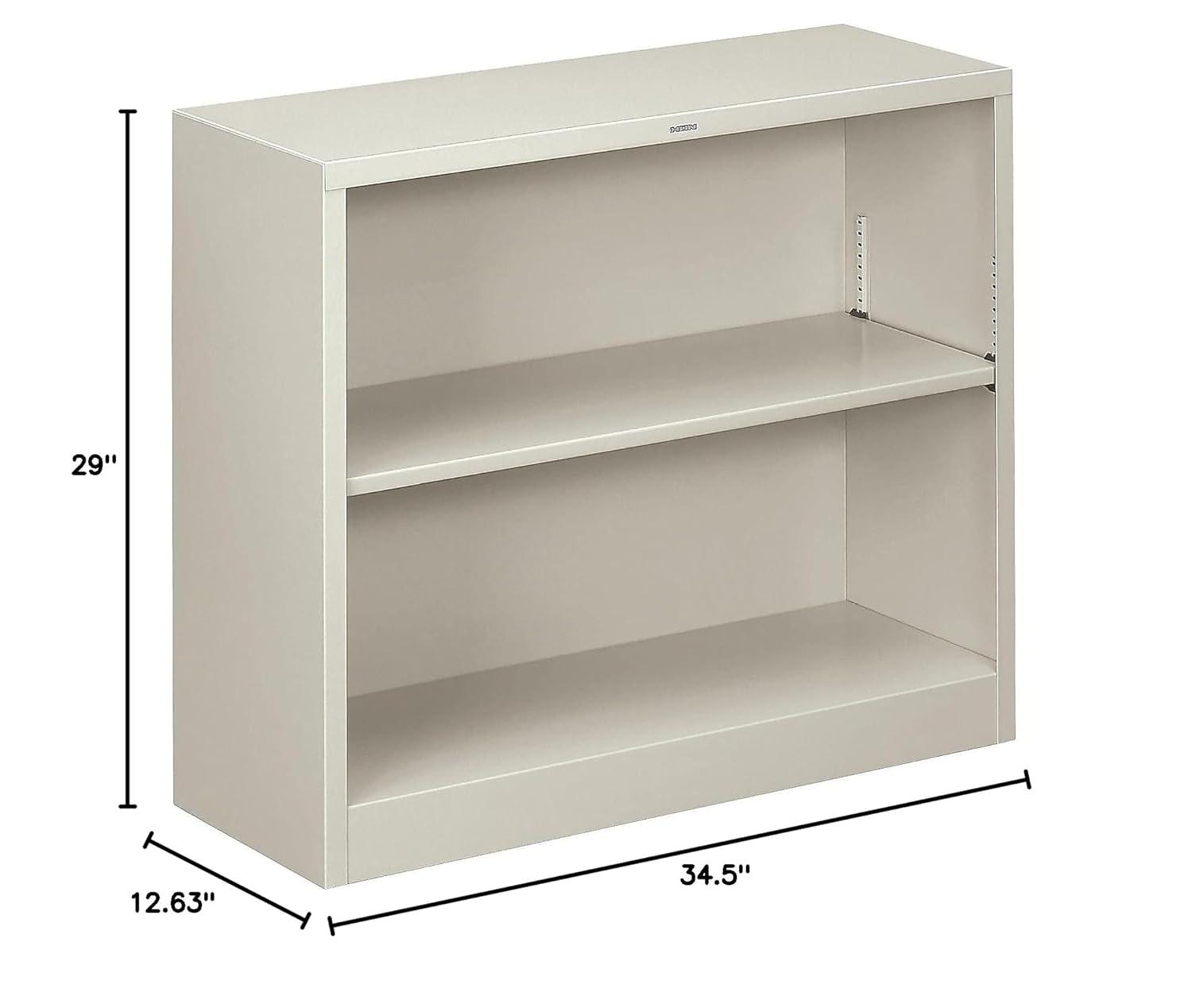 Brigade 29" H x 34.5" W Steel Standard Bookcase