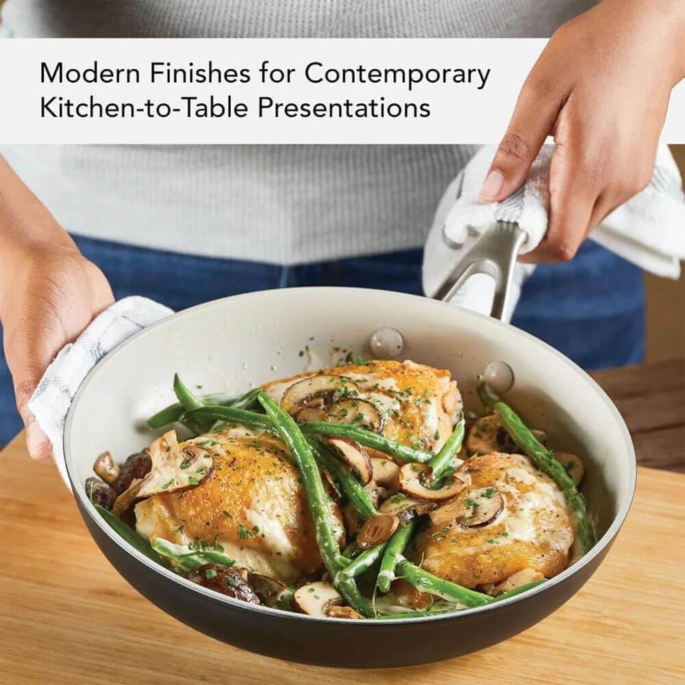 KitchenAid ® Matte Black Hard-Anodized Ceramic Non-Stick 10-Piece Cookware Set