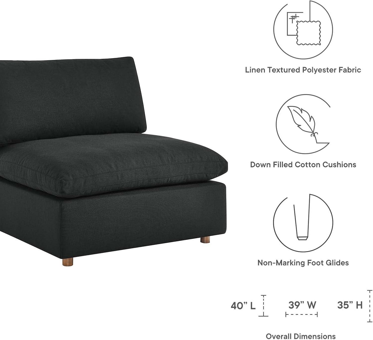 Modway Copper Grove Hrazdan Down-filled 4-piece Sectional Sofa Set