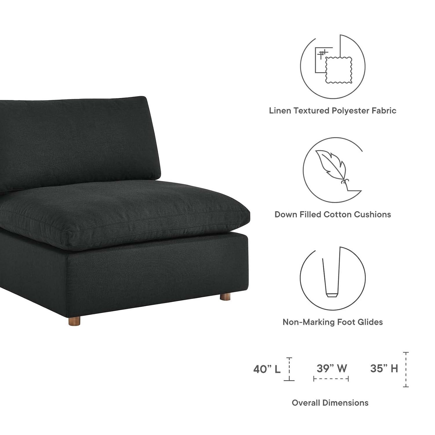 Modway Copper Grove Hrazdan Down-filled 4-piece Sectional Sofa Set