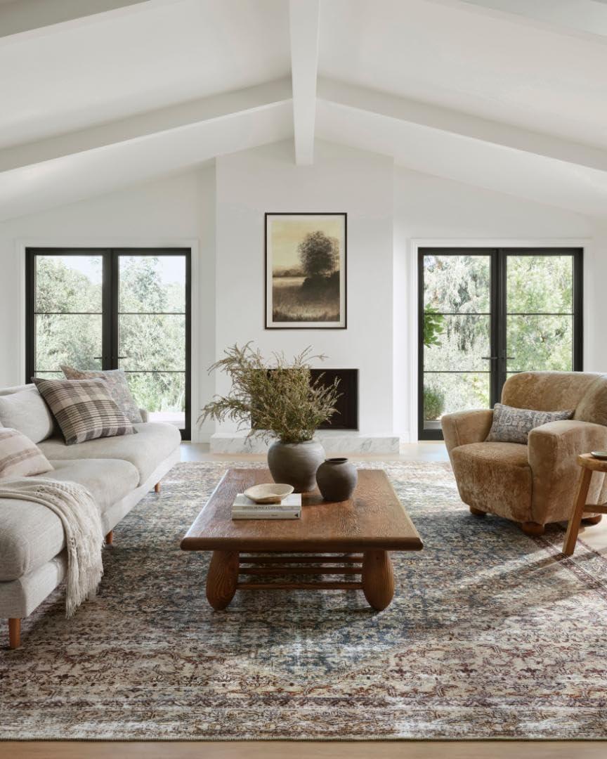 Amber Lewis x Loloi Georgie Teal / Antique Area Rug