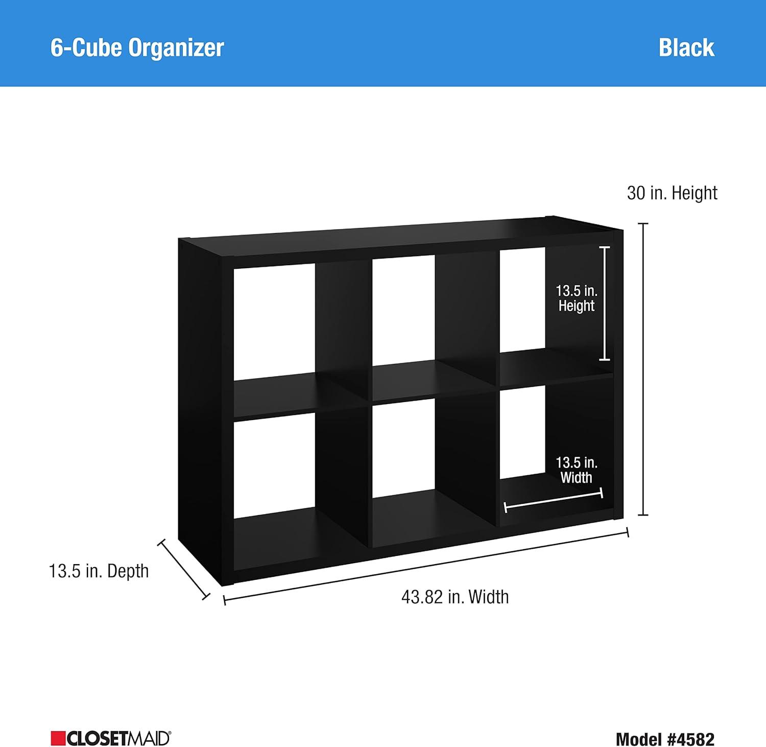 30'' H x 43.82'' W Decorative Cube Bookcase