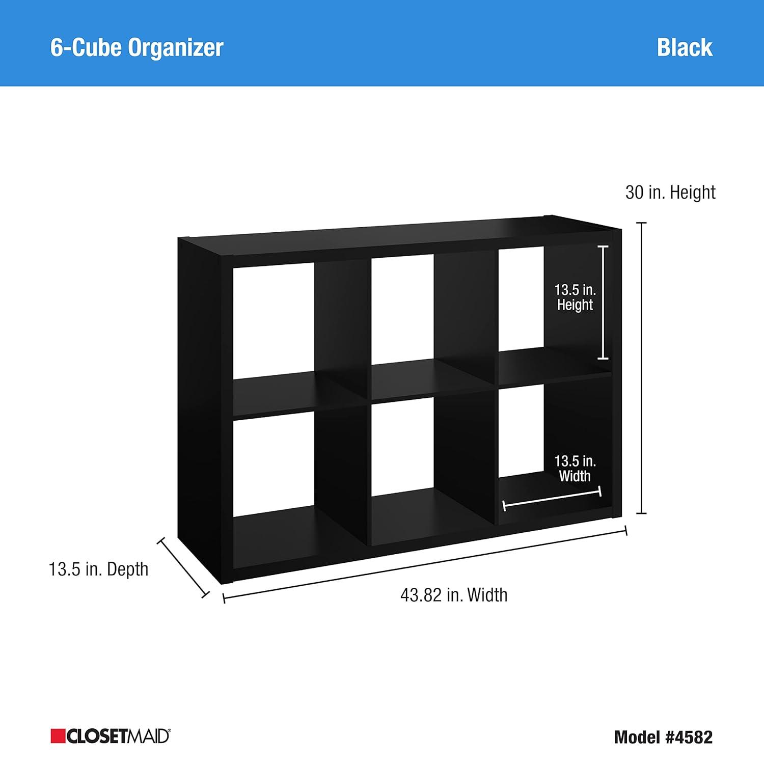 30'' H x 43.82'' W Decorative Cube Bookcase