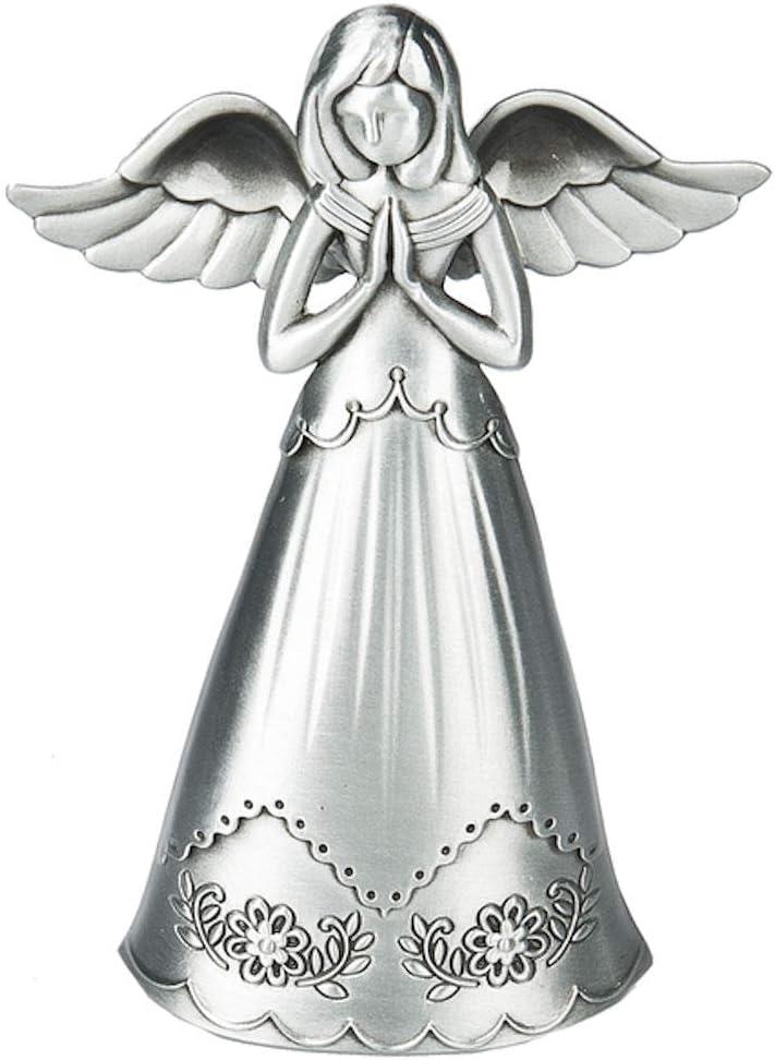 Ganz Silver Angel of Prayer Zinc Figurine 3.6 Inch