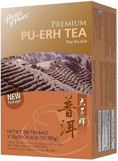 Prince Of Peace Premium Pu-Erh Tea - 1 box/7.04 oz, 100 bags