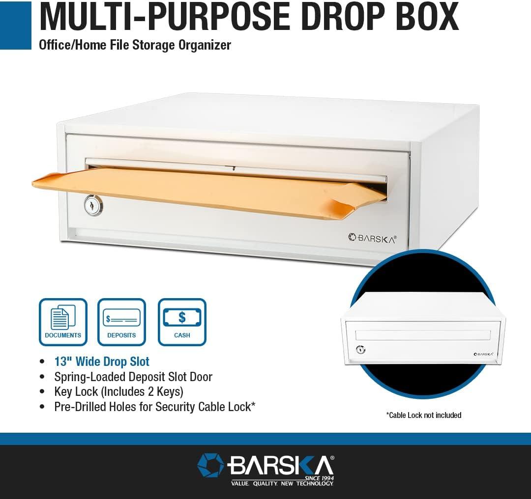 DESKTOP DROP BOX WITH KEY