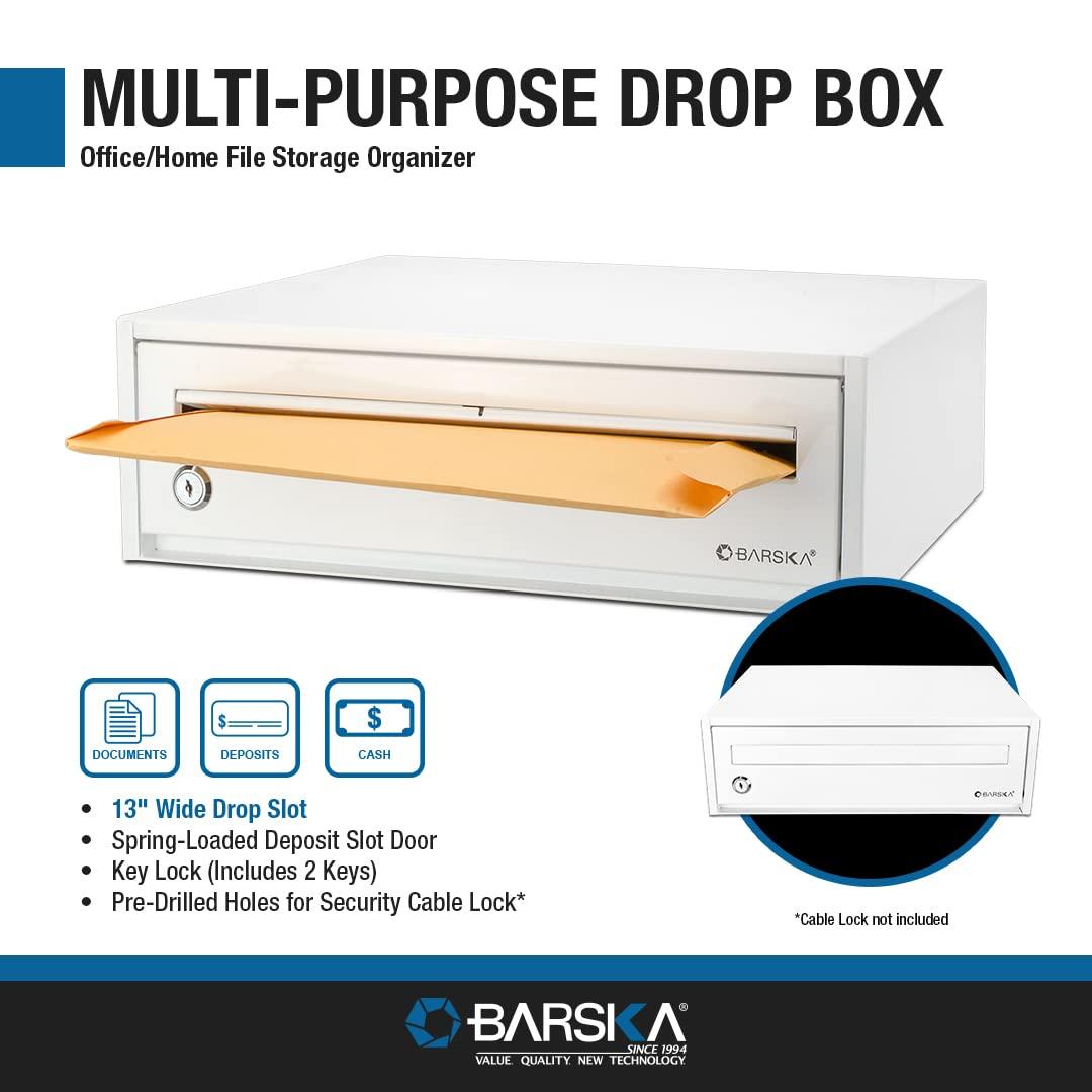 DESKTOP DROP BOX WITH KEY
