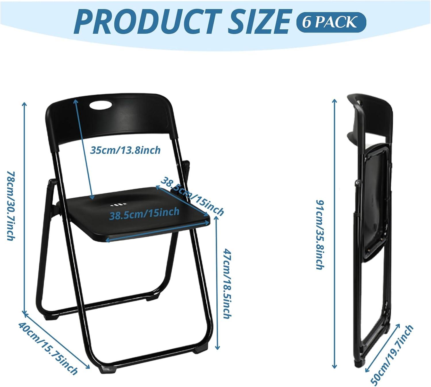 Arlmont & Co. Plastic Folding Chairs(Set Of 4)