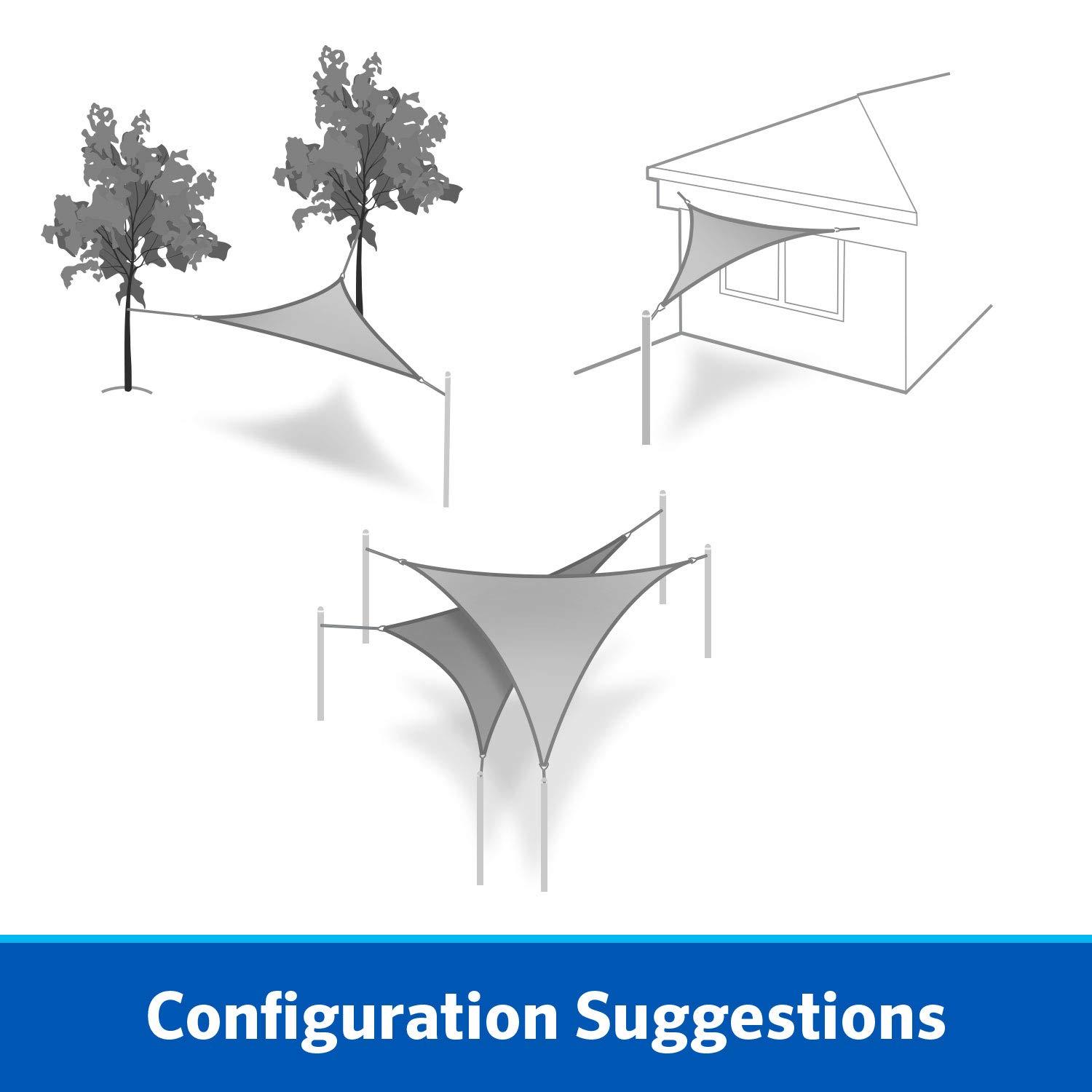 Coolaroo 12' x 9' Triangle Shade Sail