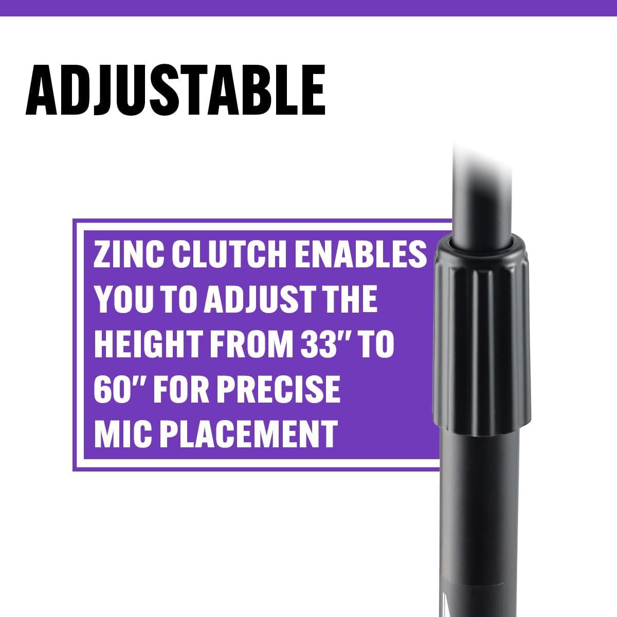 On-Stage MS7201B Round Base Microphone Stand