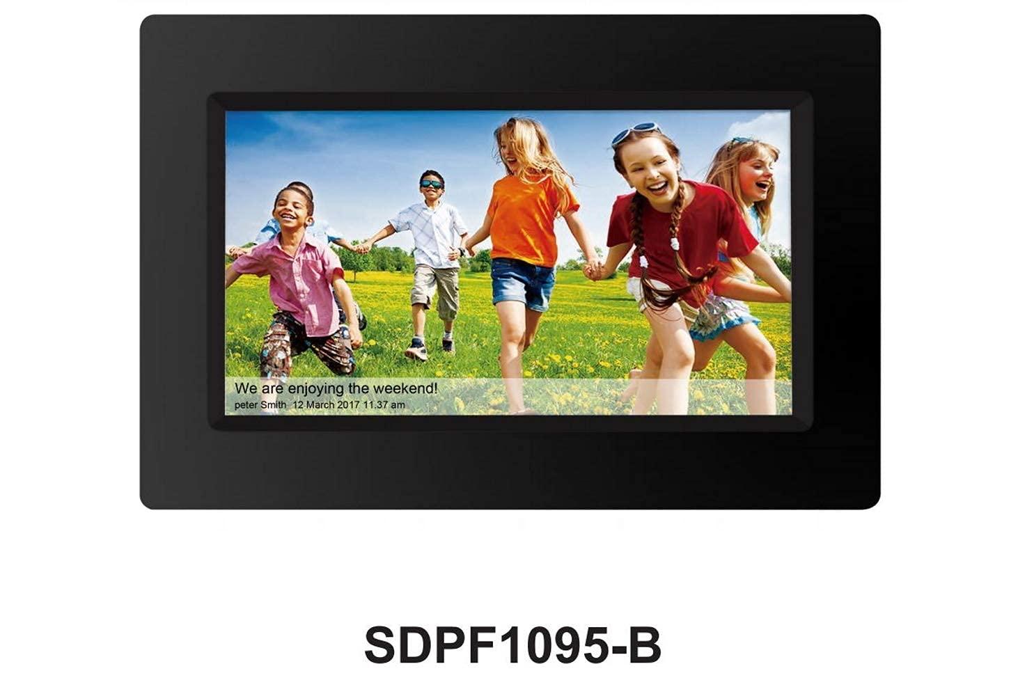 Sylvania SDPF1095 10-Inch Wi-Fi Cloud Digital Picture Frame, Black