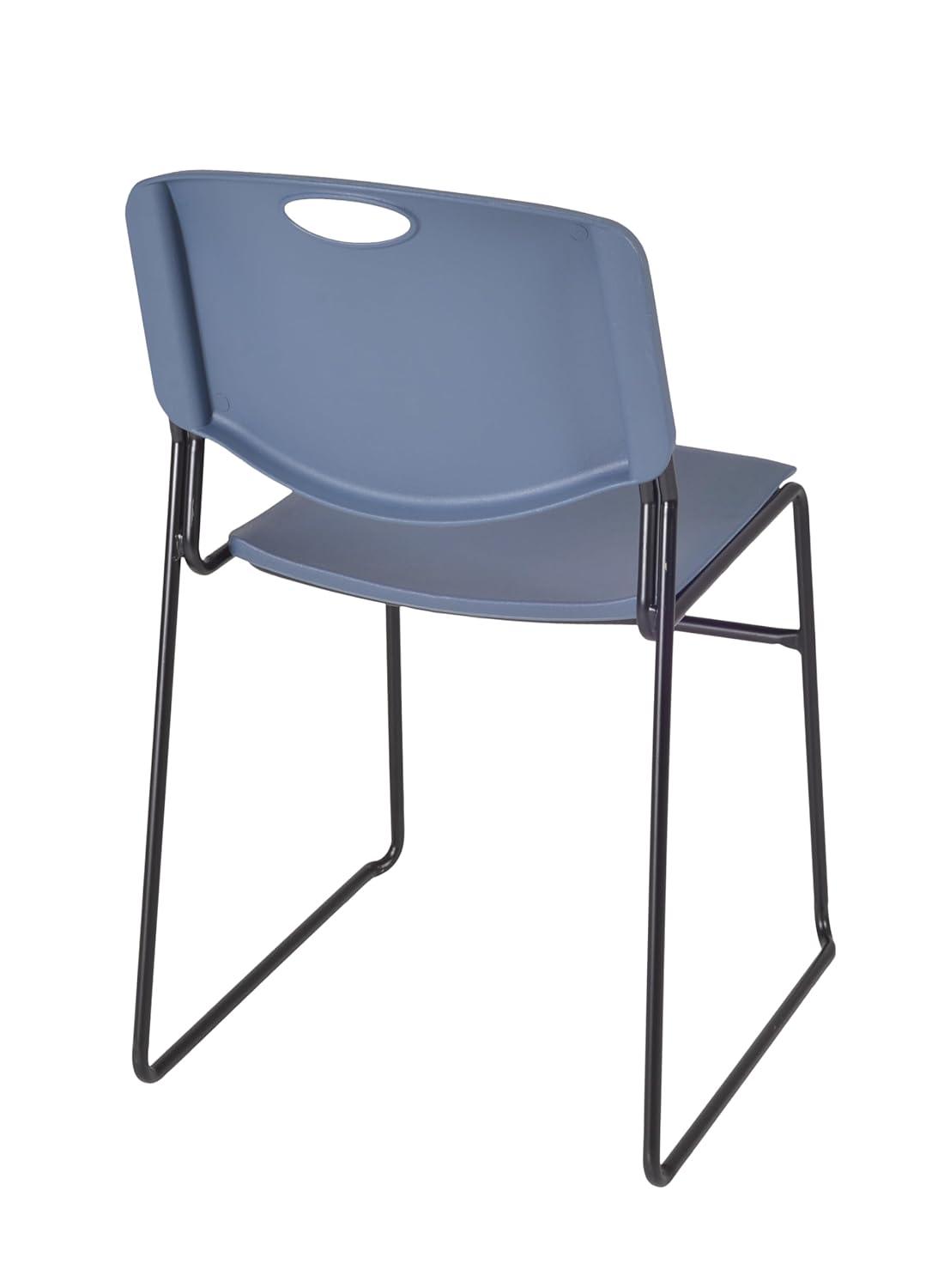 Regency Regency Zeng Ultra Compact Metal Frame Armless Stackable Chair (Set of 50)