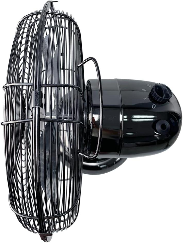 Good Housekeeping Good Housekeeping's All-Metal Retro 3-Speed 12" Oscillating Office Desk Table Fan (Multiple Finishes Available)