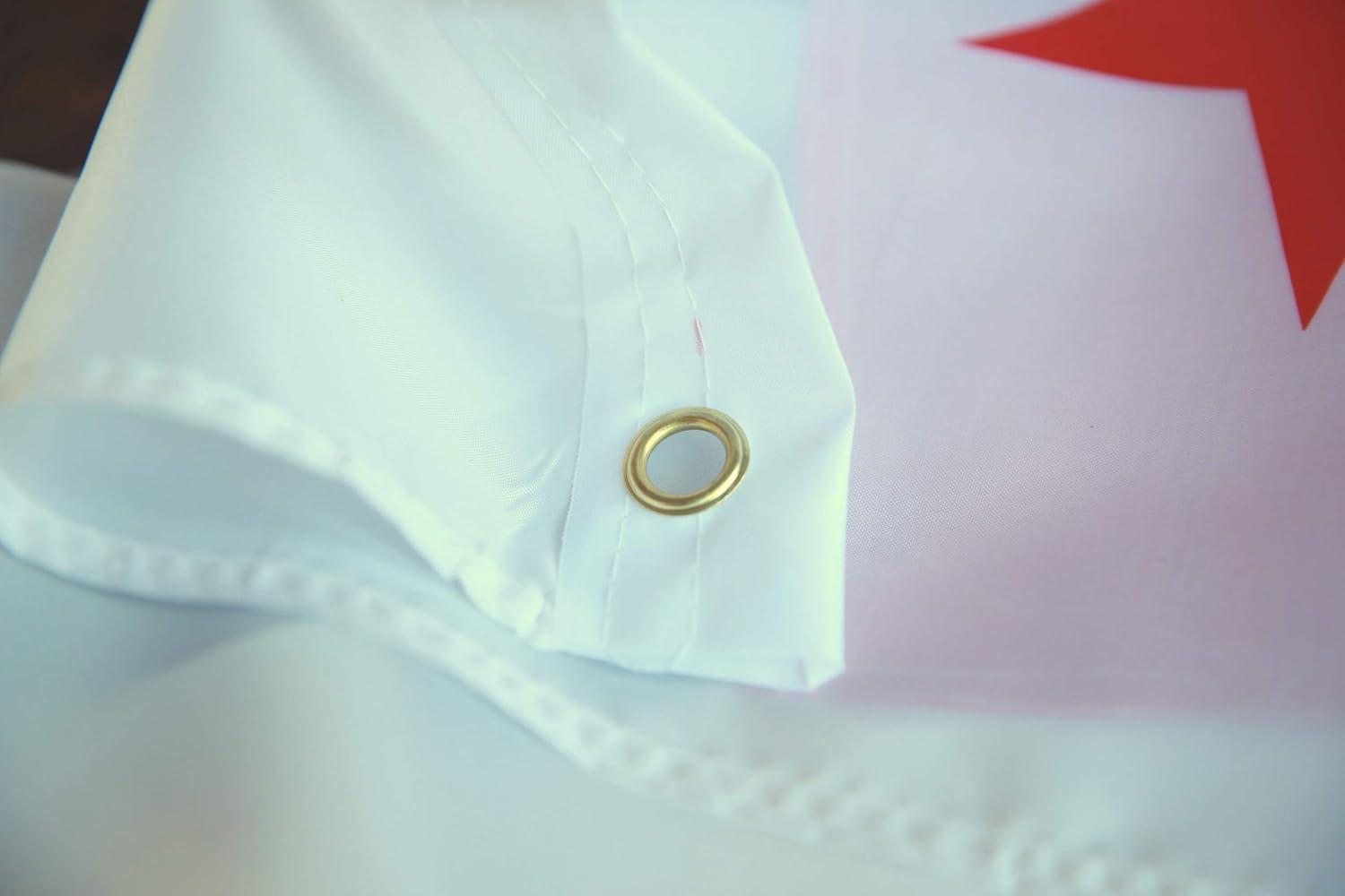 California Flag Printed Polyester Rectangular Canvas Heading Brass Grommets 3ft x 5ft