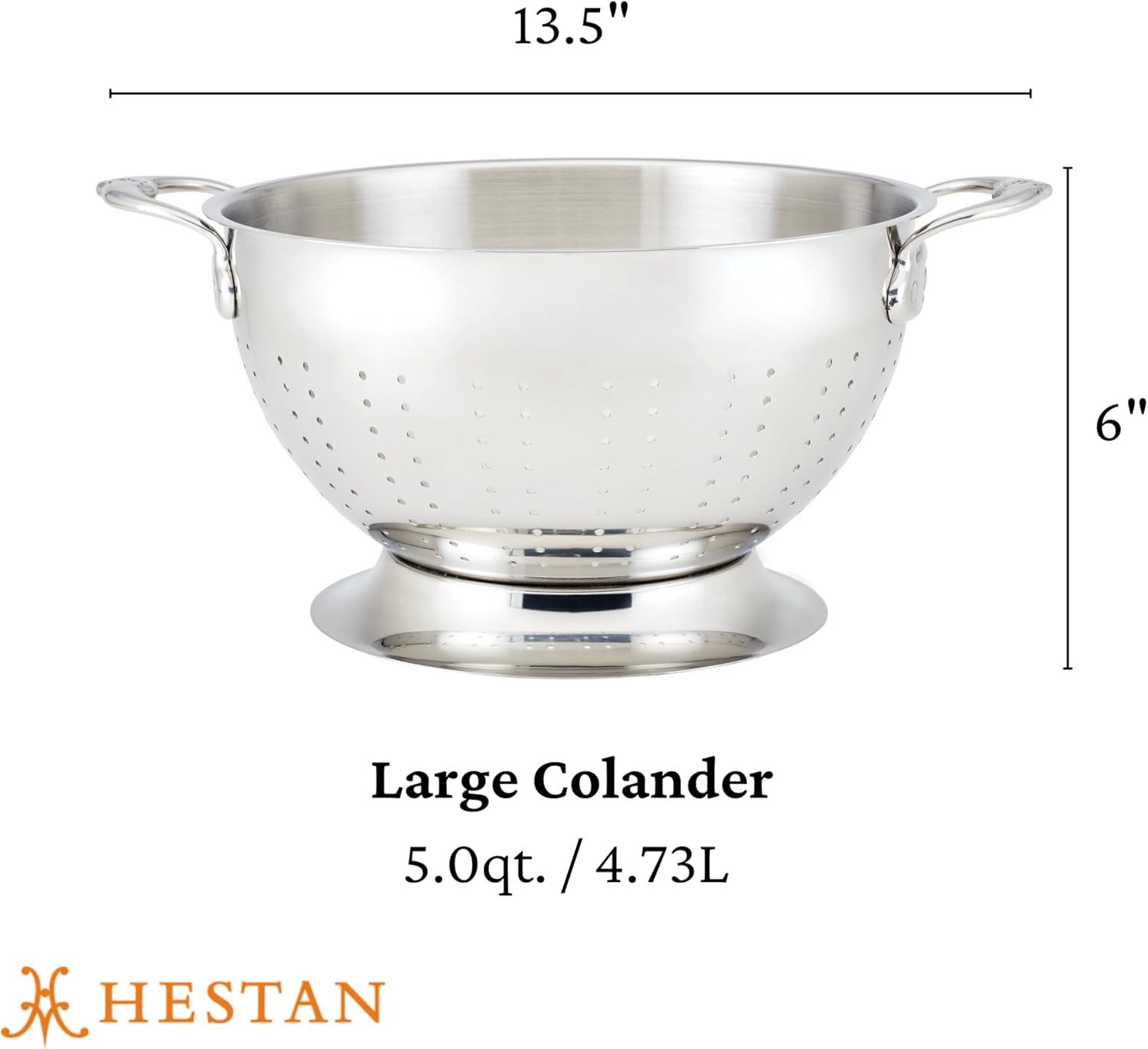 Hestan Provisions 5-Quart Stainless Steel Colander