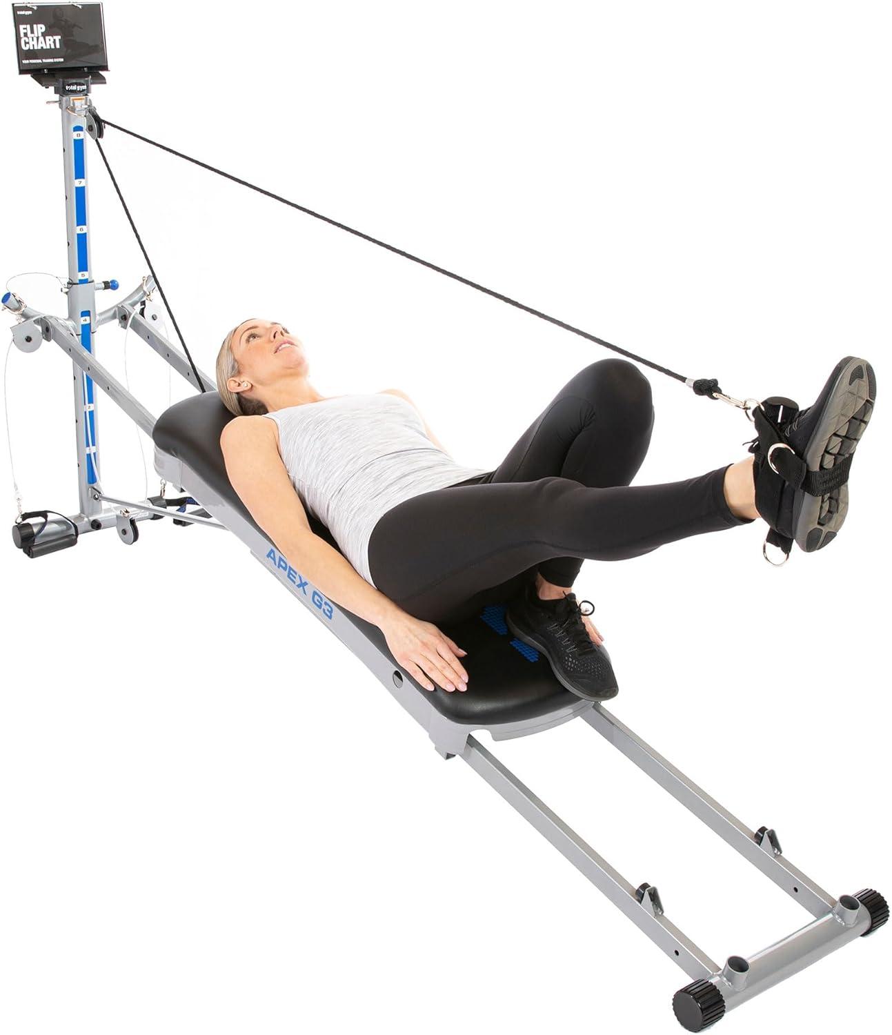 Total Gym APEX G3 Home Fitness Incline Weight Trainer w/8 Resistance Levels