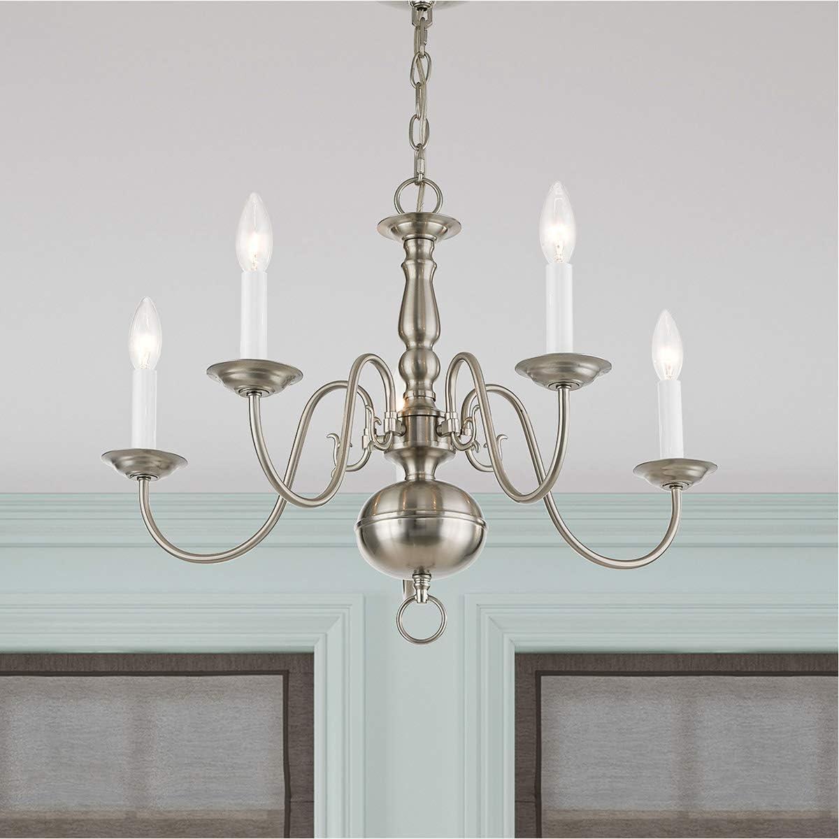 Livex Lighting - Williamsburgh - 5 Light Chandelier in Traditional Style - 24