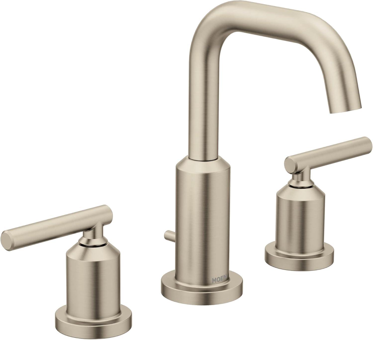 Moen T6142Bn Brushed Nickel Two-Handle Bathroom Faucet