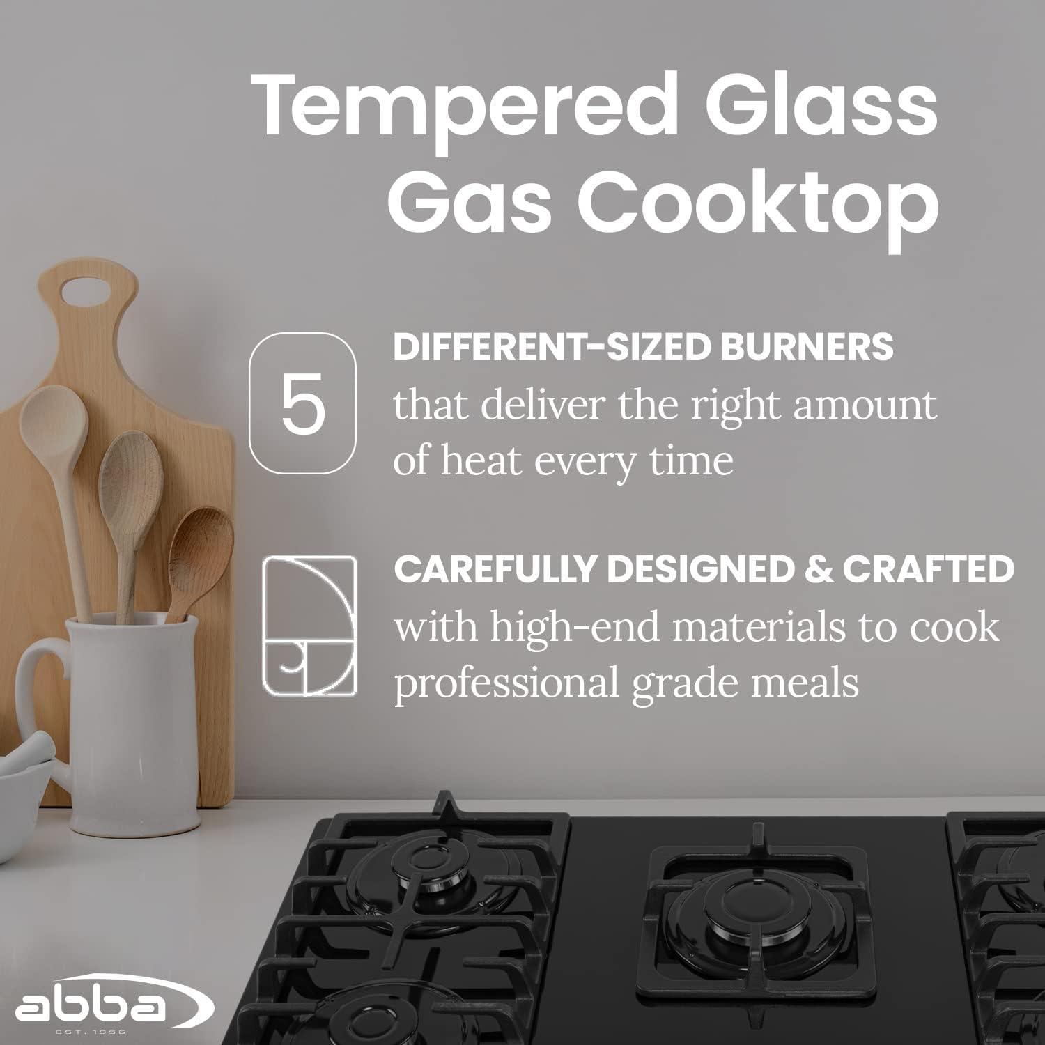 36-in Gas on Glass Cooktop