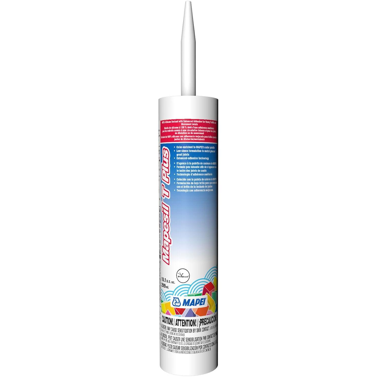 MAPEI Mapesil T Plus 10.1-oz Tile & grout Jet Black #5118 Silicone Caulk