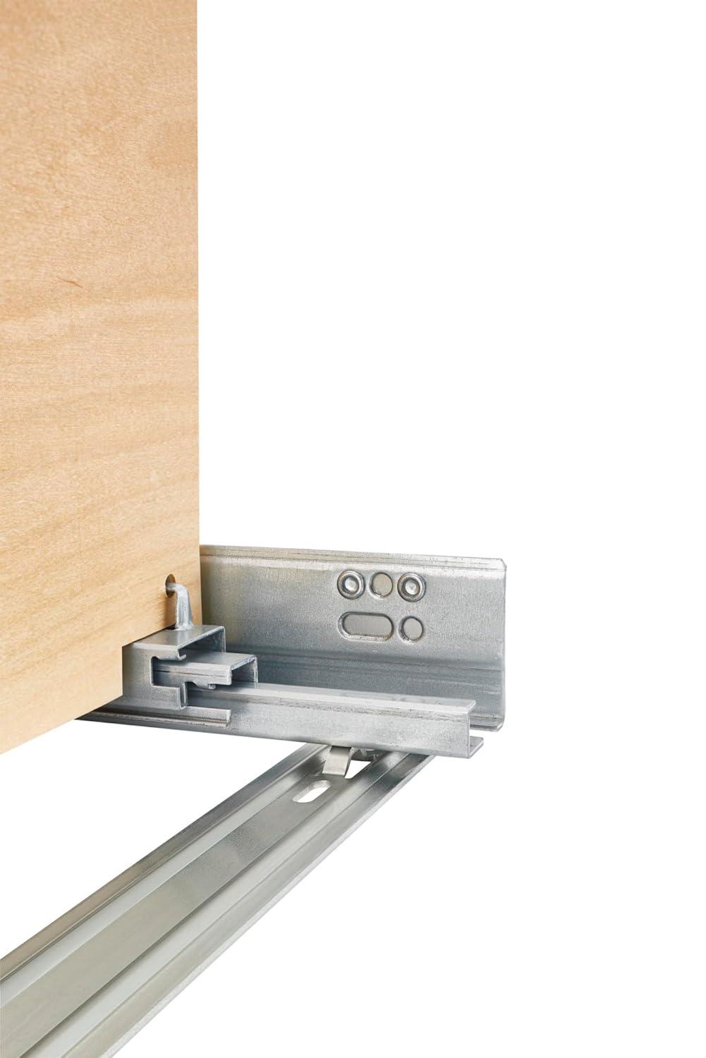 Rev-A-Shelf 4Vlwcsc-1535Dm-1 Value Line 21-1/2" Wood Bottom Mount 35 Quart / 9 Gallon Pull