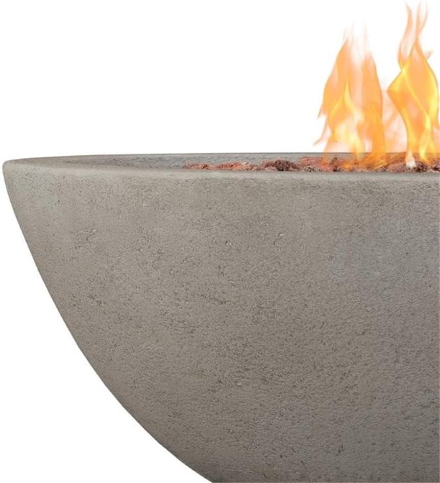 Fernanda Fire Bowl - Gray / Round