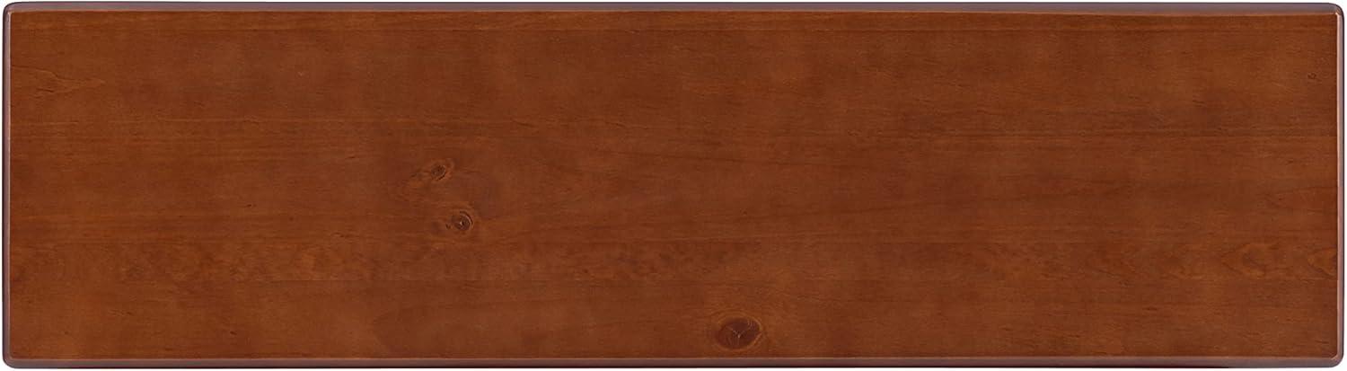 3pc Chelsea Breakfast Corner Nook Dining Table Set Walnut - Linon