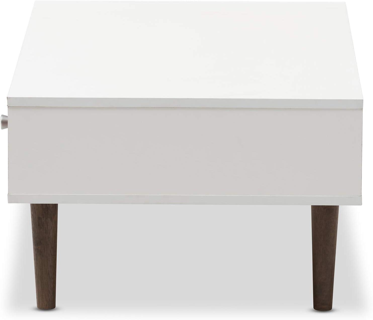 Gemini Wood Contemporary Coffee Table - Baxton Studio