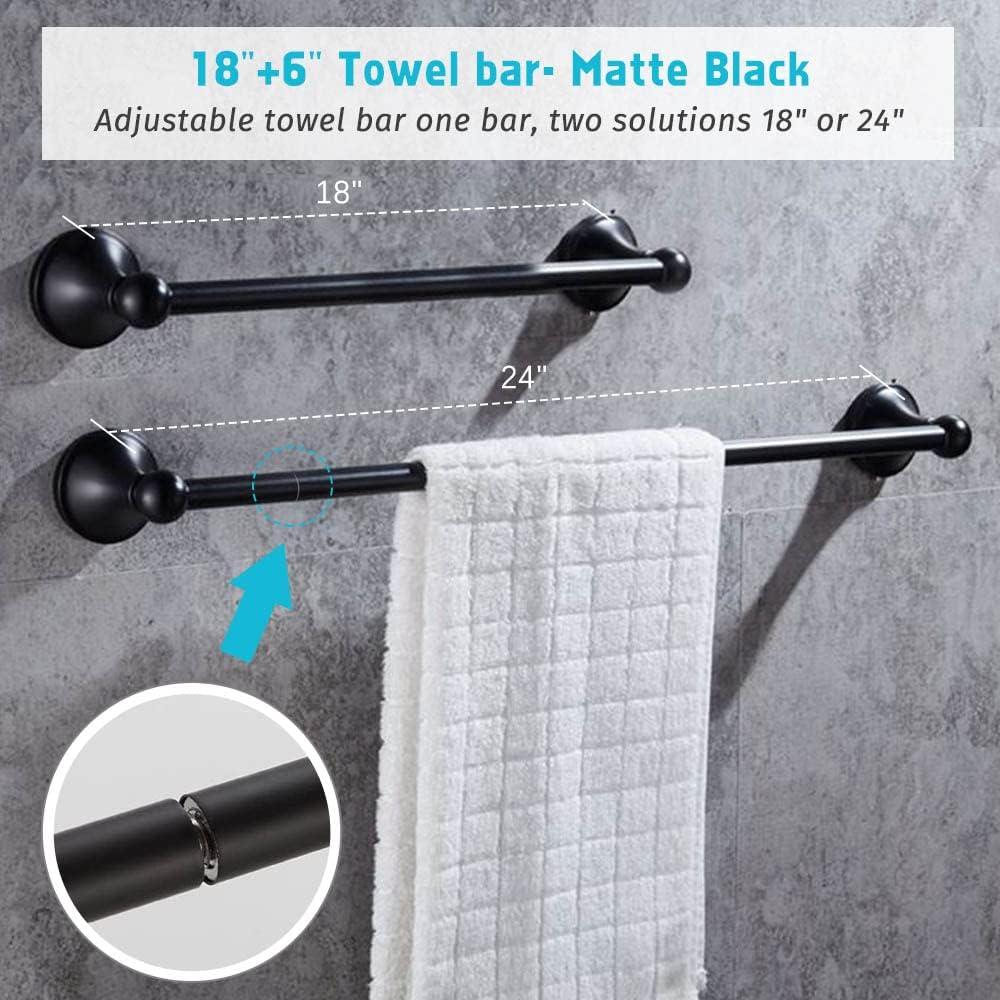 4 - Piece Bathroom Hardware Set