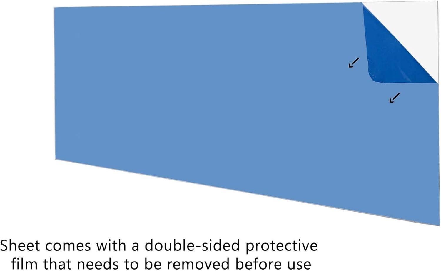 AZM Displays Lightweight 1/8" Thick Cast Plexiglass Acrylic Sheet 1/8" x 12" x 24"