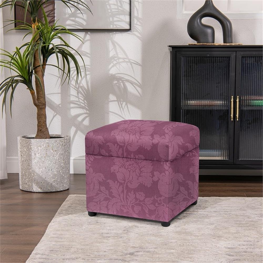 Jennifer Taylor Home Jacob 18" Storage Cube Ottoman