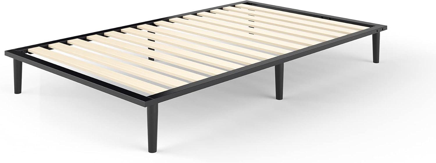 Zinus Parker Metal Platform Bed, Charcoal, Twin